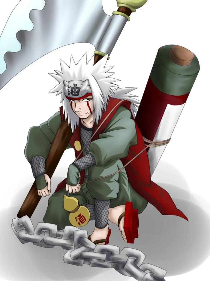 Ảnh Jiraiya chiến đấu mạnh mẽ