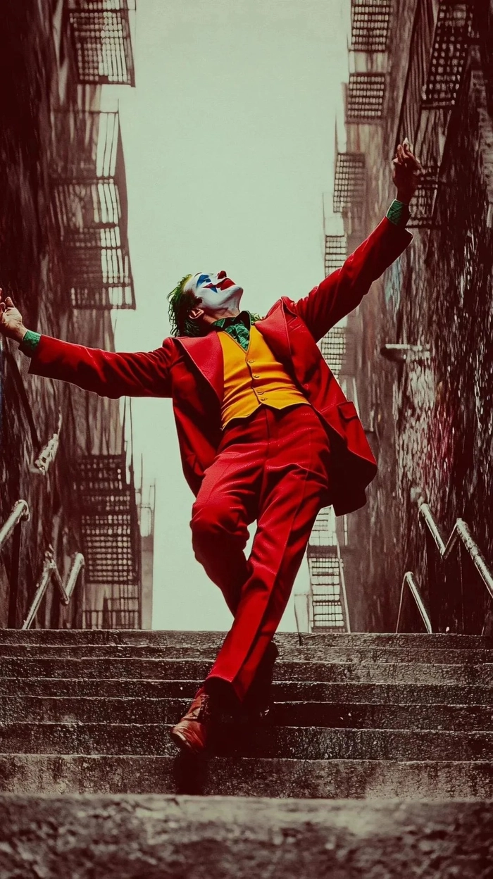 Ảnh Joker cười bí ẩn ấn tượng