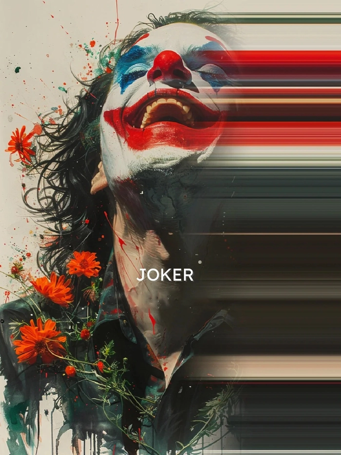 Ảnh Joker cười bí hiểm