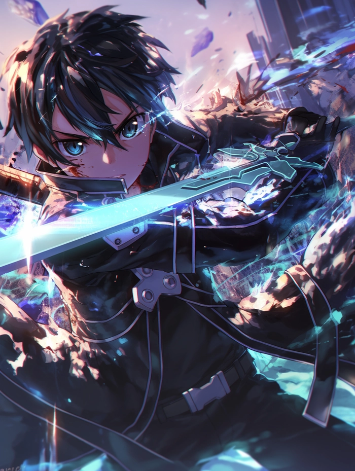 Ảnh Kirito 4k sắc nét