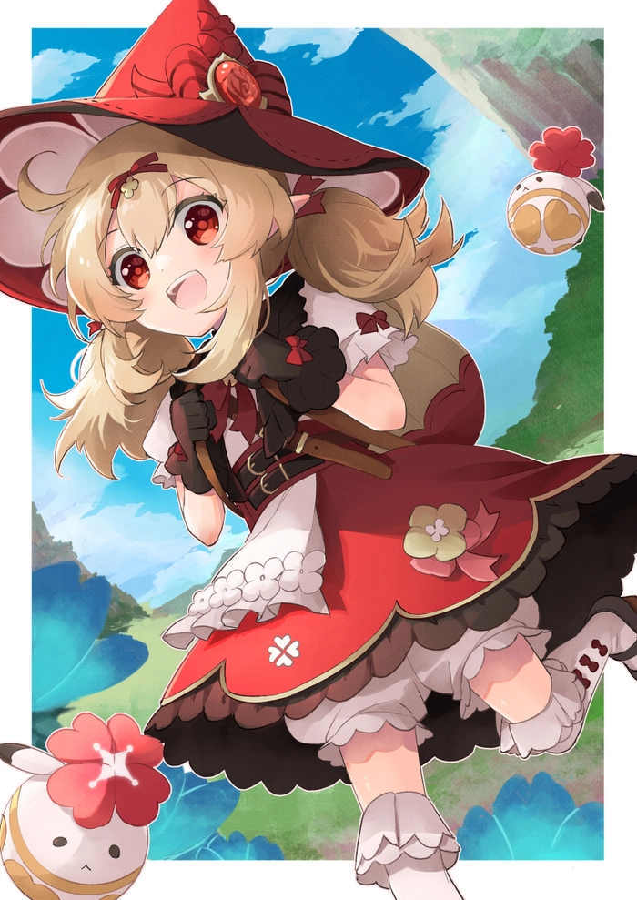 Ảnh Klee dễ thương phong cách anime