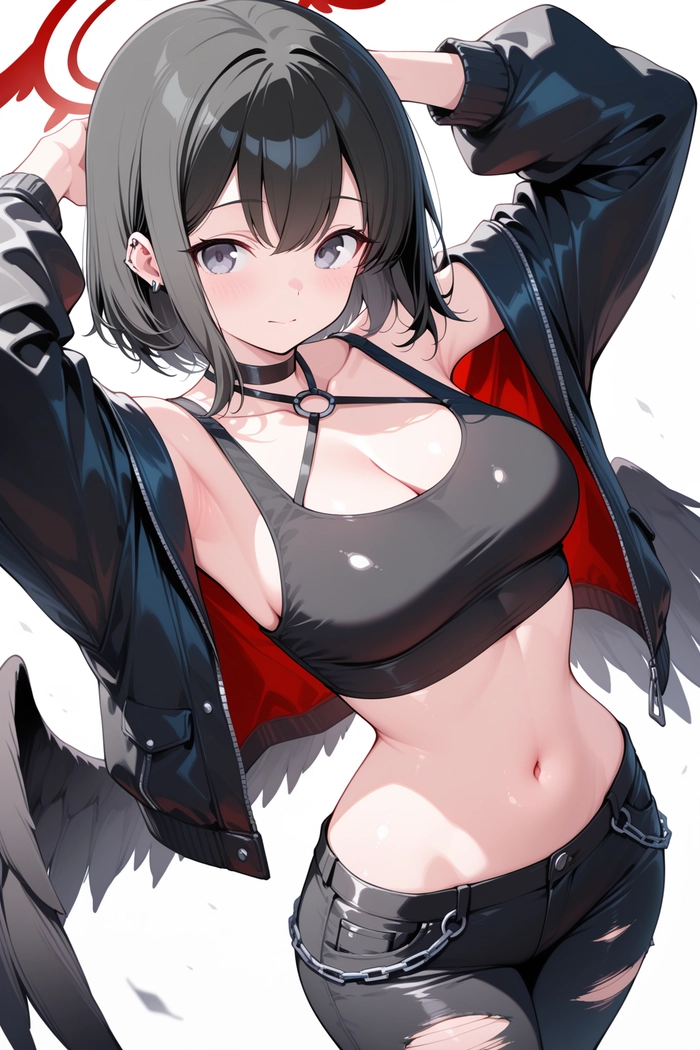 Ảnh Mashiro Shizuyama tạo dáng gợi cảm
