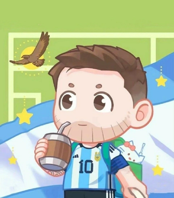 Ảnh Messi chibi cute