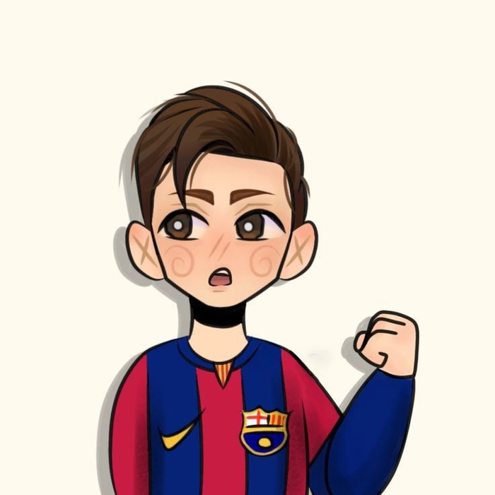 Ảnh Messi chibi đáng yêu