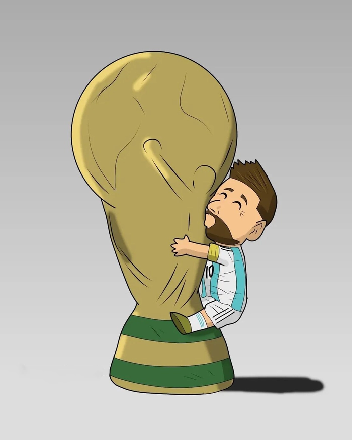 Ảnh Messi chibi hoạt hình
