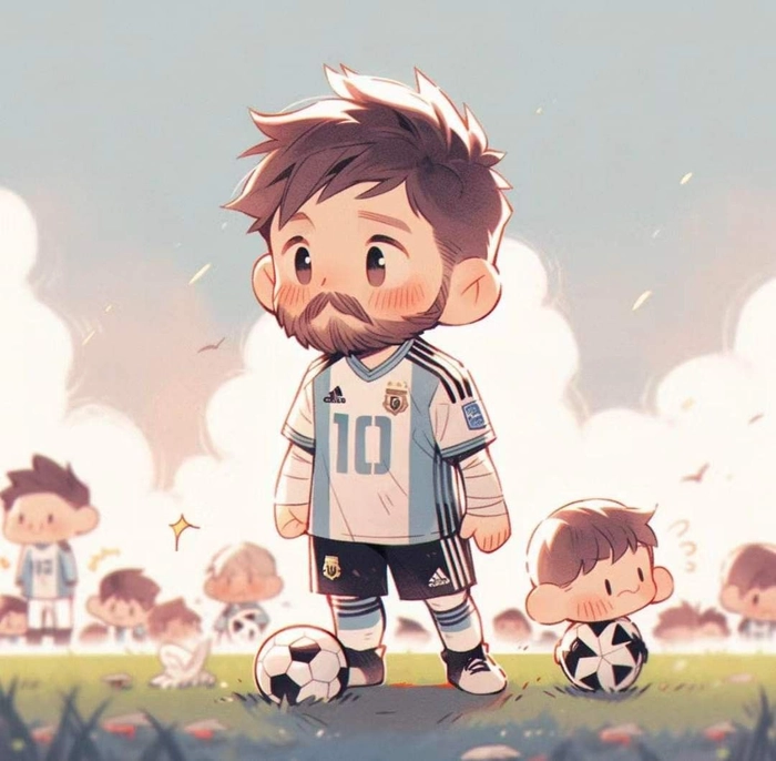 Ảnh Messi cute chibi