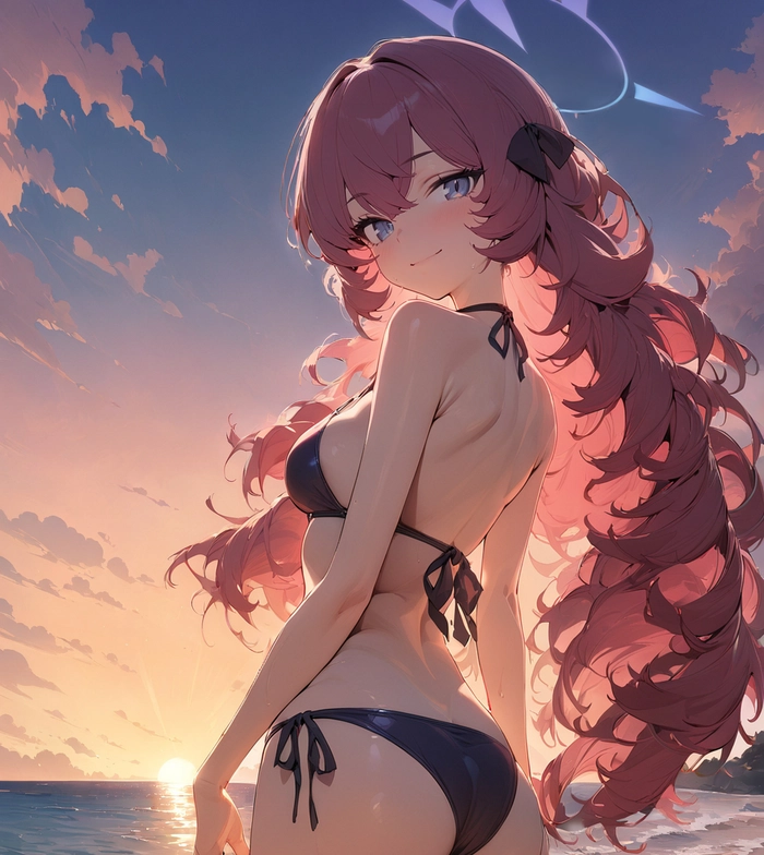 Ảnh Natsume Iroha Blue Archive bikini sexy