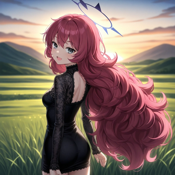 Ảnh Natsume Iroha Blue Archive phong cách