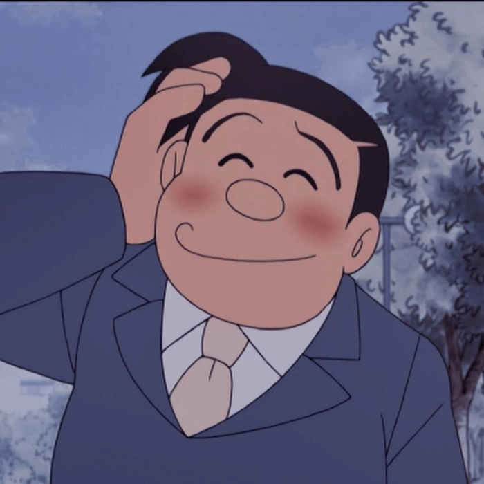Ảnh Nobi Nobisuke ngồi trên ghế