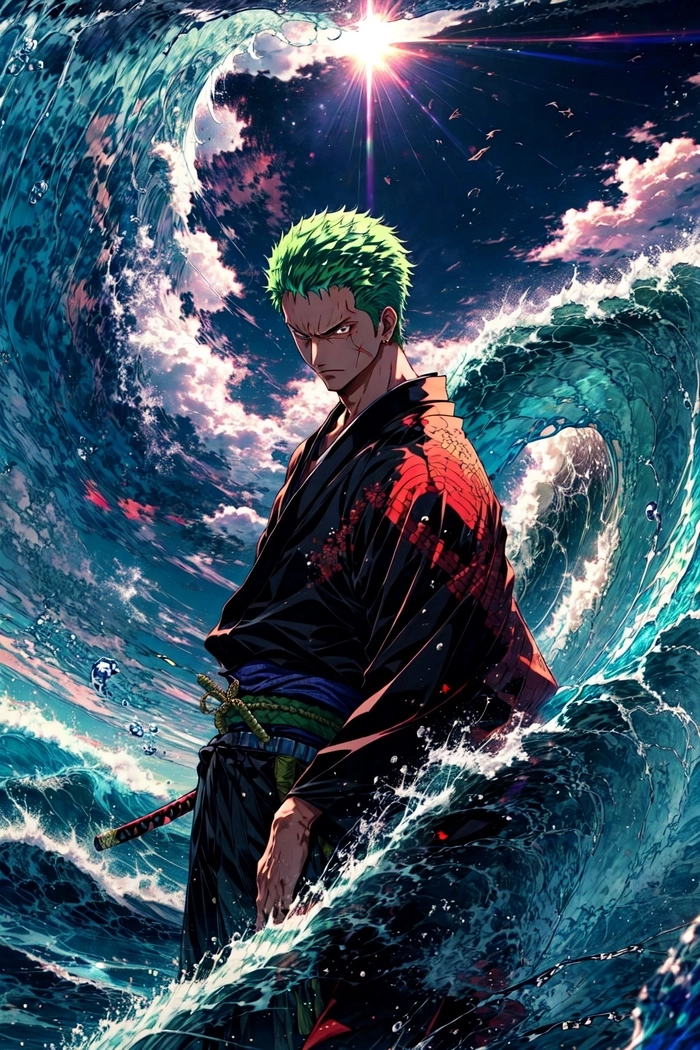 Ảnh Roronoa Zoro ngầu bá cháy