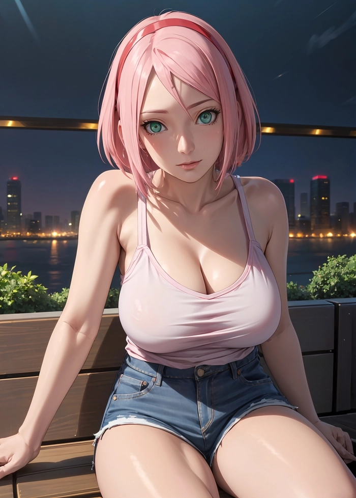 Ảnh Sakura Haruno sexy nhẹ nhàng