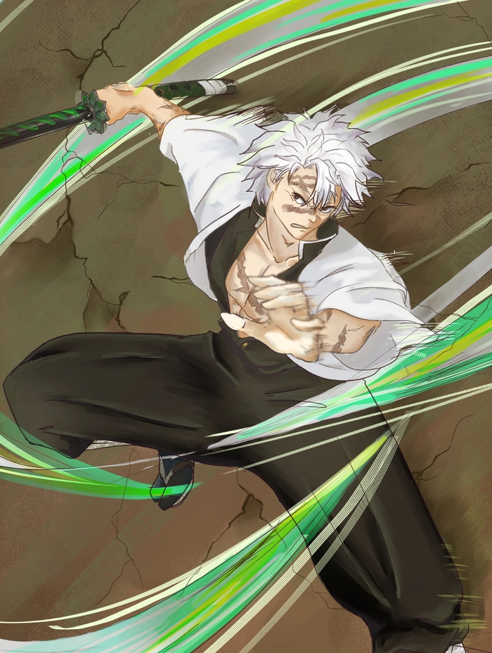 Ảnh Sanemi anime cuốn hút