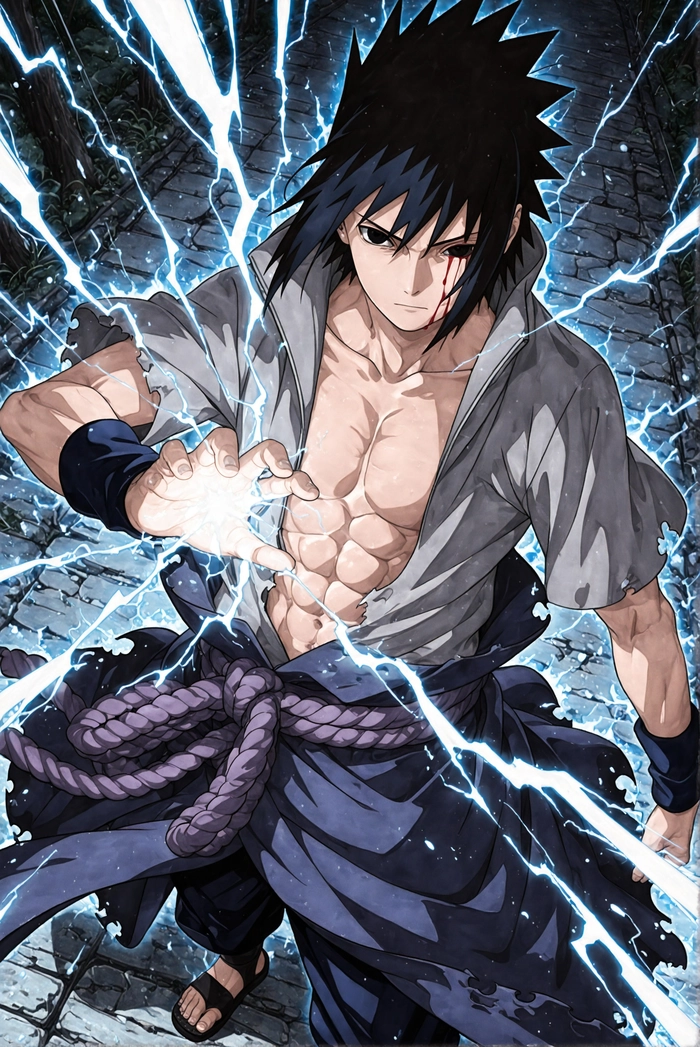 Ảnh Sasuke 4K siêu nét đầy cuốn hút