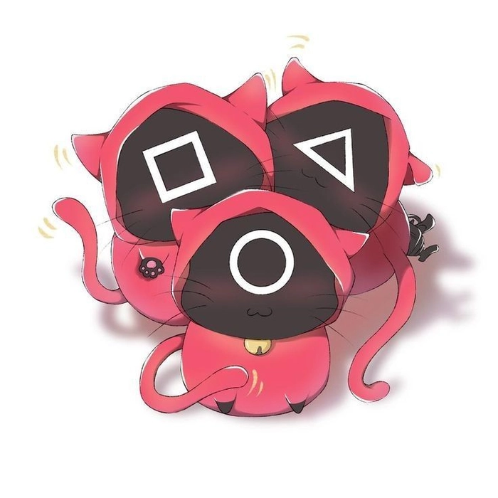 Ảnh Squid Game chibi đẹp