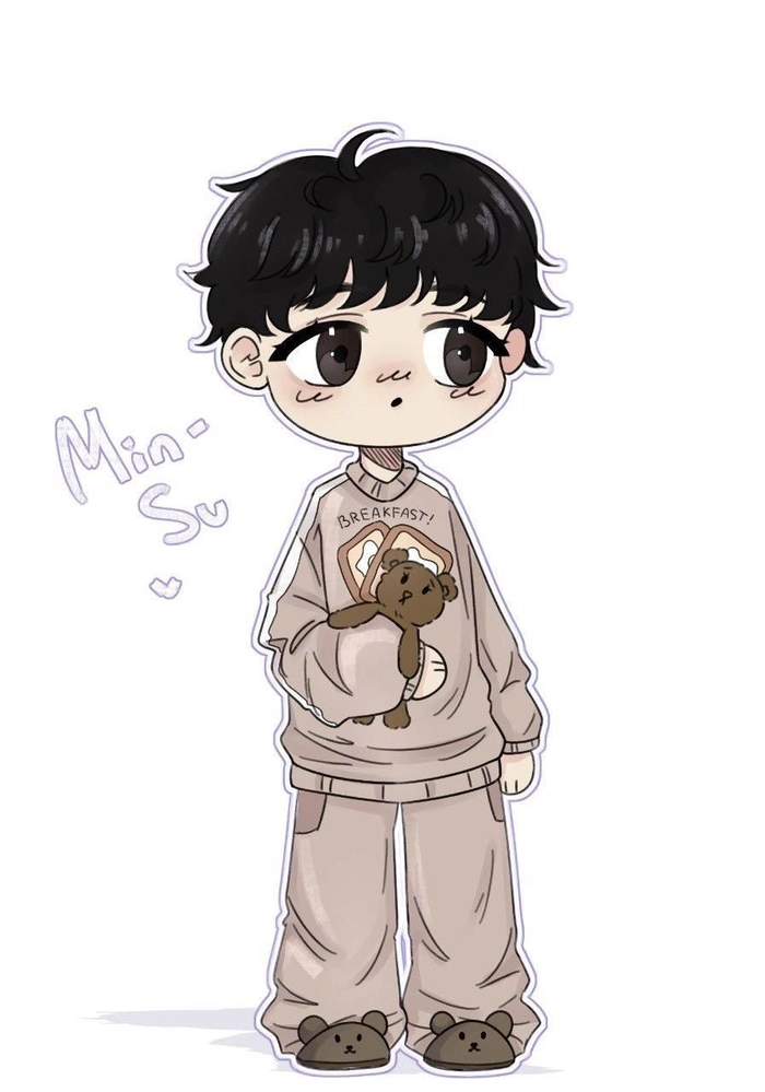 Ảnh Squid Game chibi ngọt ngào