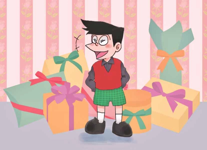Ảnh Suneo khoe khoang