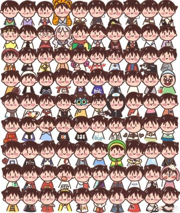 Ảnh TF Gia Tộc F3 chibi đẹp lung linh