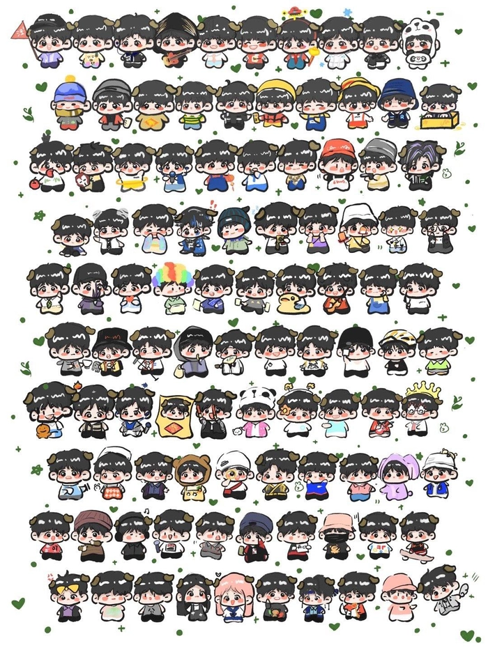 Ảnh TF Gia Tộc F4 chibi ngộ nghĩnh
