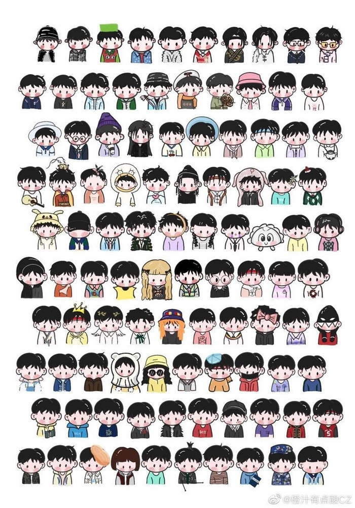 Ảnh TF Gia Tộc chibi đẹp lung linh