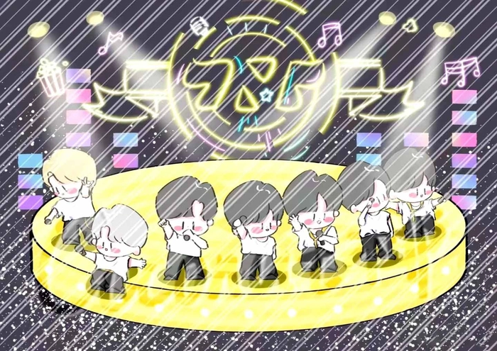 Ảnh TNT Thời Đại Thiếu Niên Đoàn chibi dễ thương