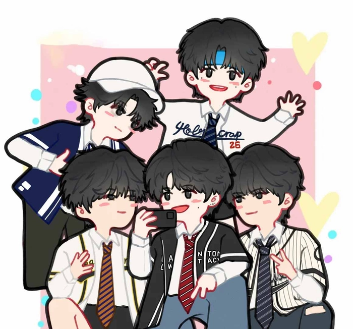 Ảnh TNT chibi độc đáo