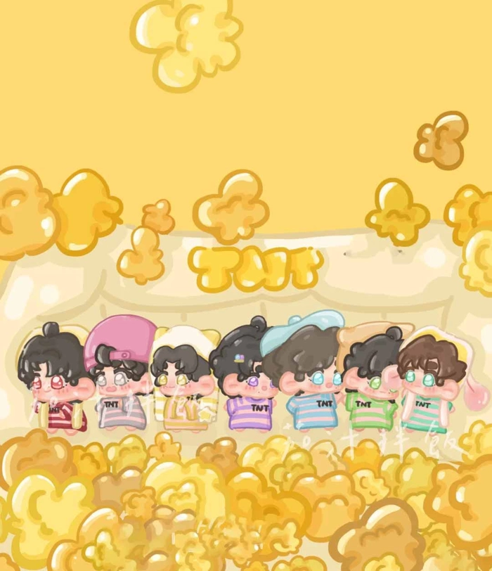 Ảnh TNT chibi phong cách dễ thương