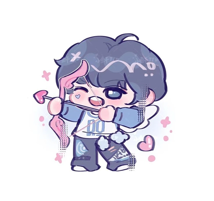 Ảnh Tả Hàng chibi đáng yêu tinh tế