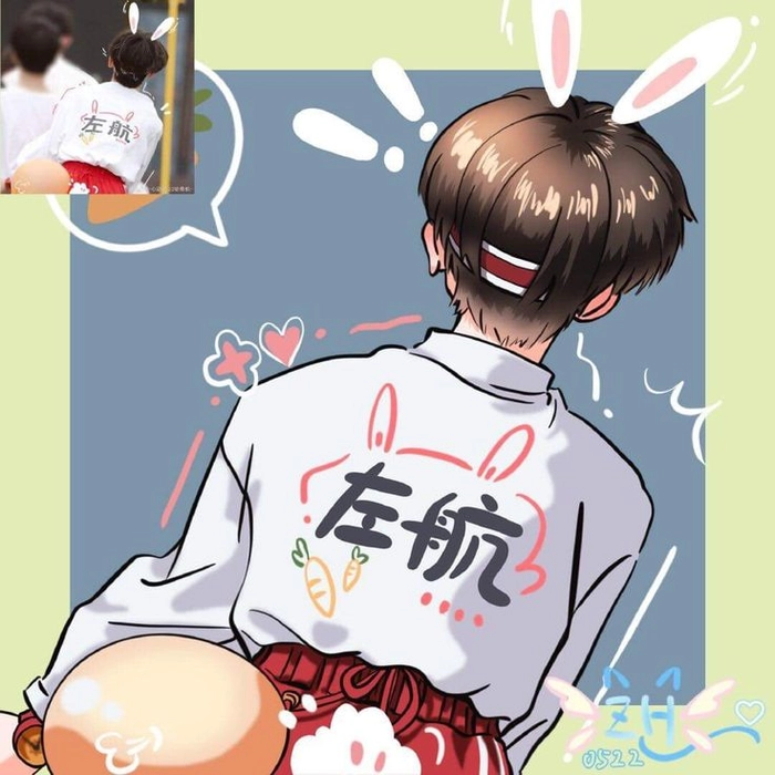 Ảnh Tả Hàng cute phong cách chibi