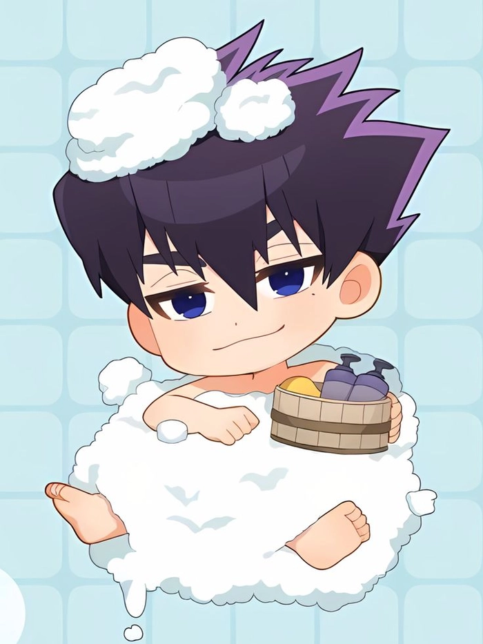 Ảnh Tabito Karasu Blue Lock chibi