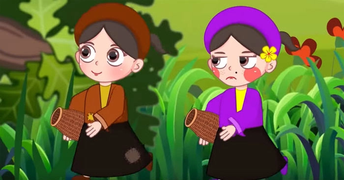 Ảnh Tấm Cám chibi hoạt hình