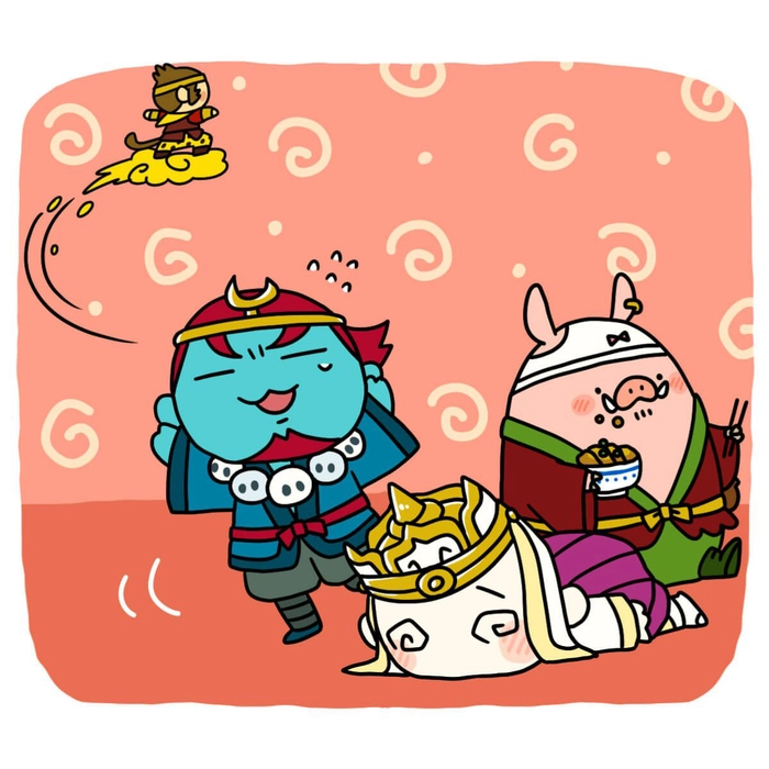 Ảnh Tây Du Ký chibi đáng yêu cho fan
