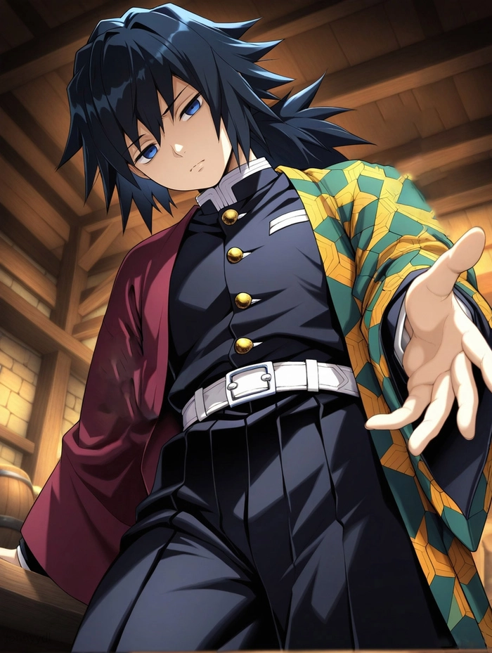 Ảnh Tomioka Giyuu chibi anime