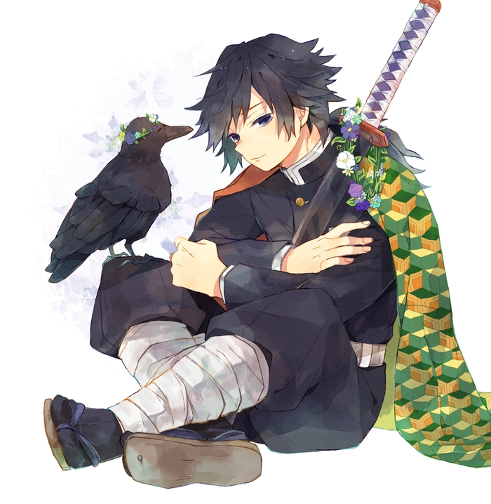 Ảnh Tomioka Giyuu cute chibi đẹp