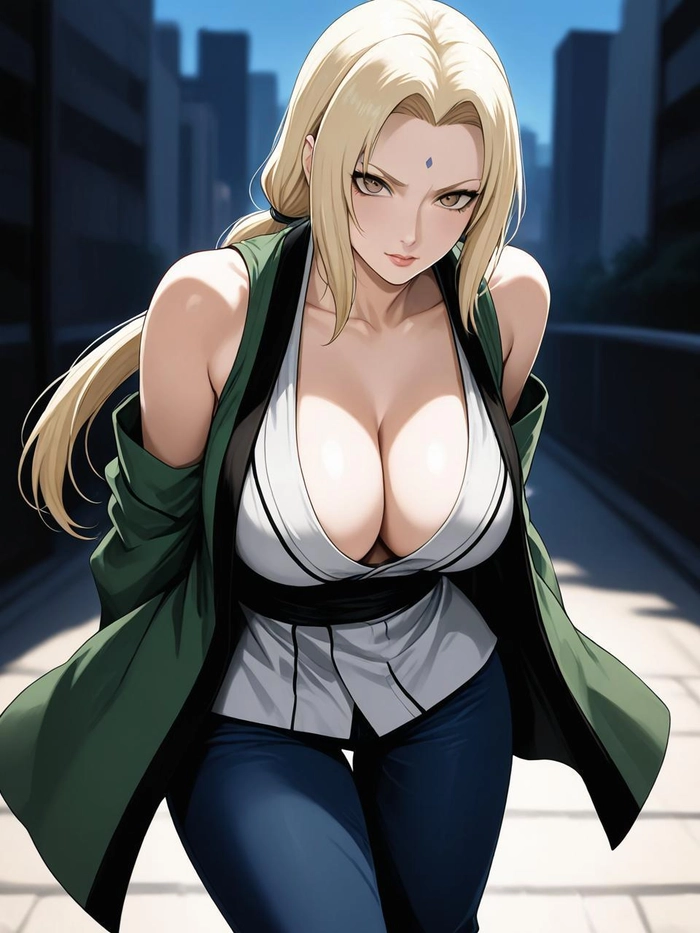 Ảnh Tsunade chiến đấu
