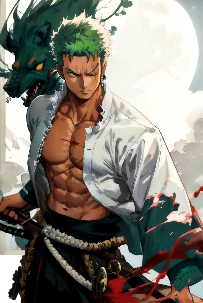 Ảnh Zoro chiến đấu trong One Piece