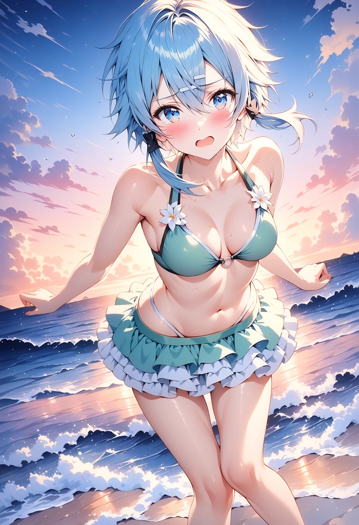 Ảnh anime Asada Sinon bikini