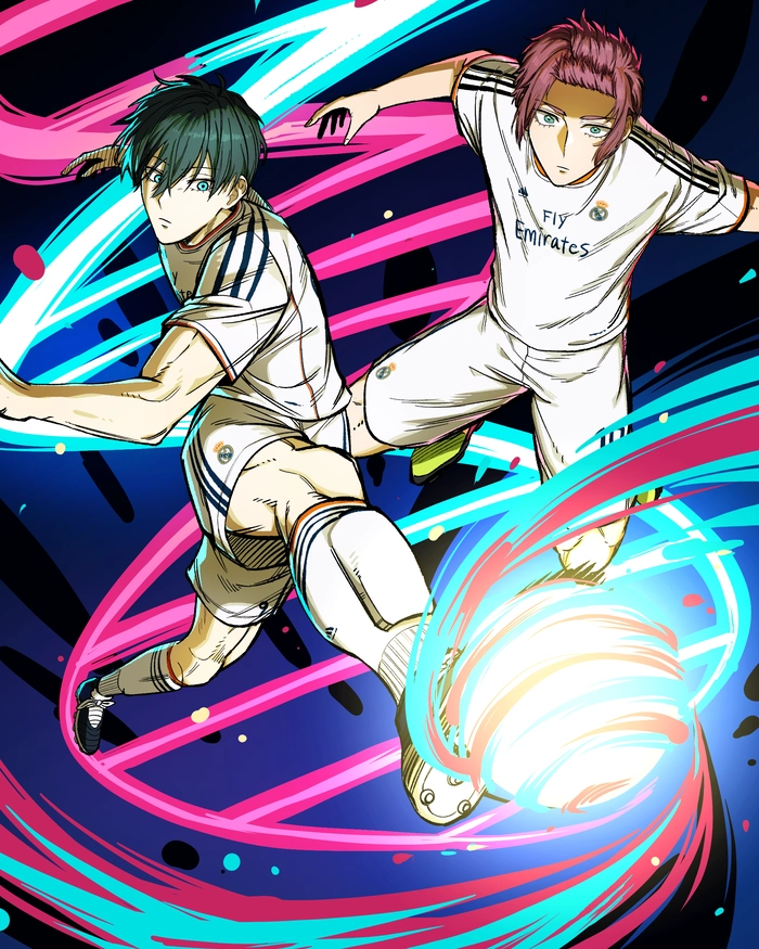 Ảnh anime Blue Lock phong cách manga