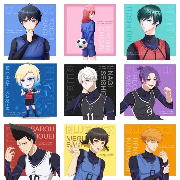 Ảnh anime Blue Lock siêu ngầu