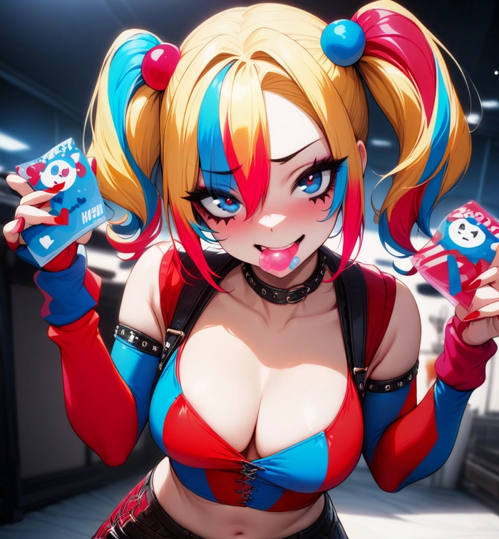 Ảnh anime Harley Quinn quyến rũ