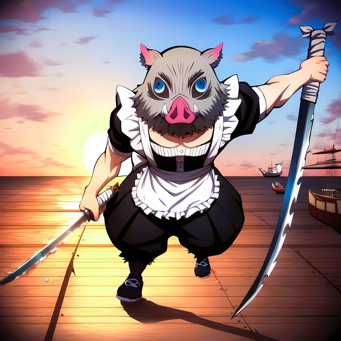 Ảnh anime Inosuke chất ngầu