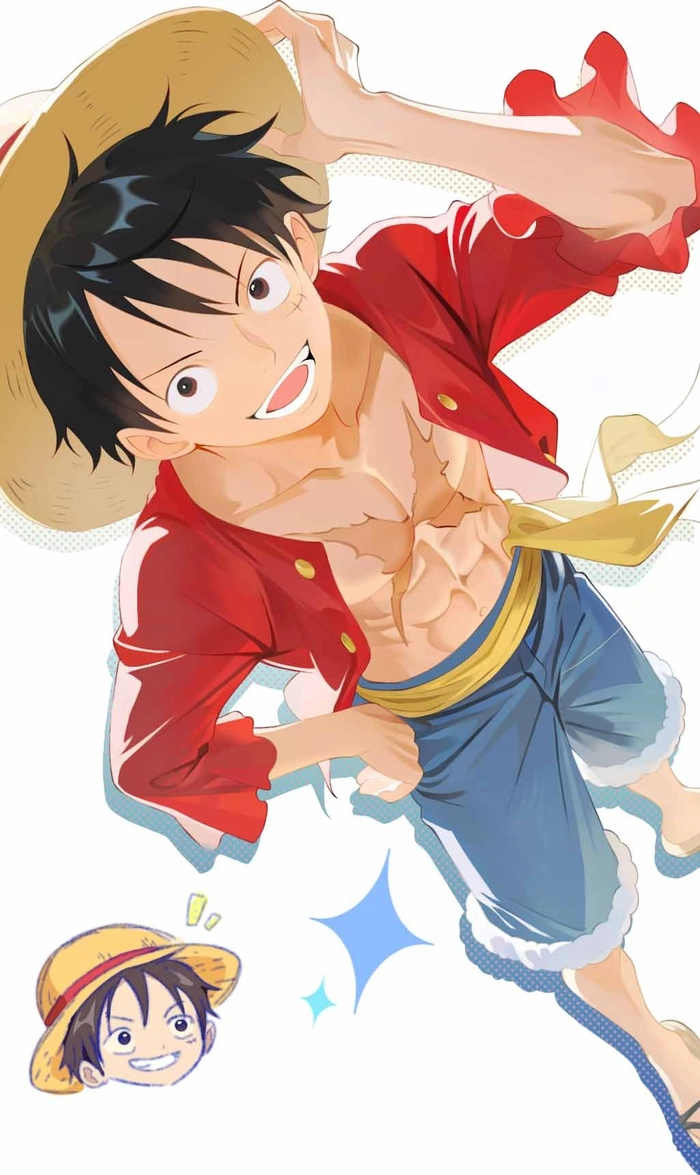 Ảnh anime Luffy Gear 5 One Piece