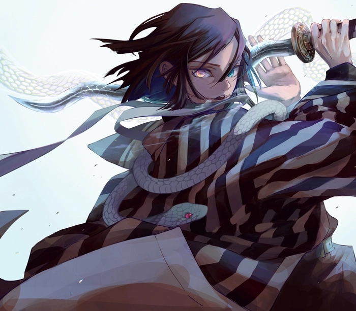 Ảnh anime Obanai cuốn hút