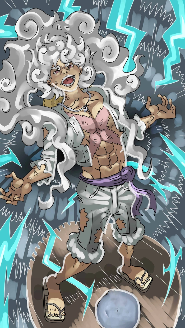 Ảnh anime One Piece Luffy mạnh mẽ