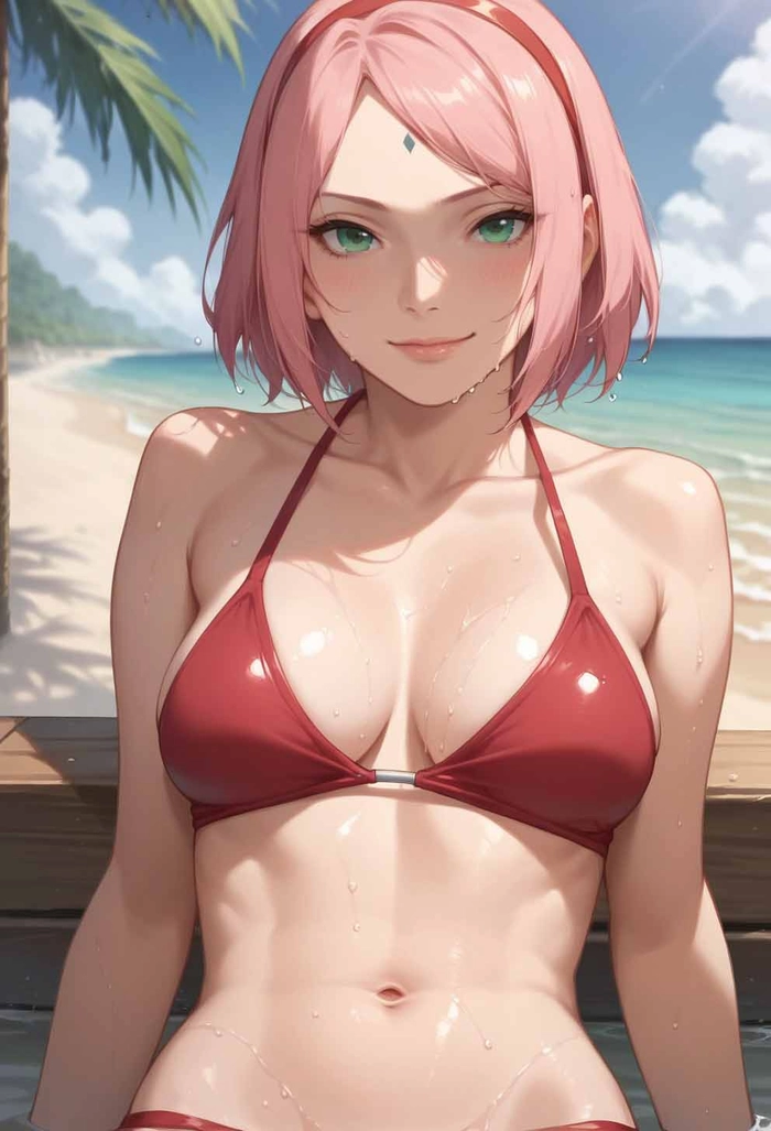 Ảnh anime Sakura Haruno quyến rũ