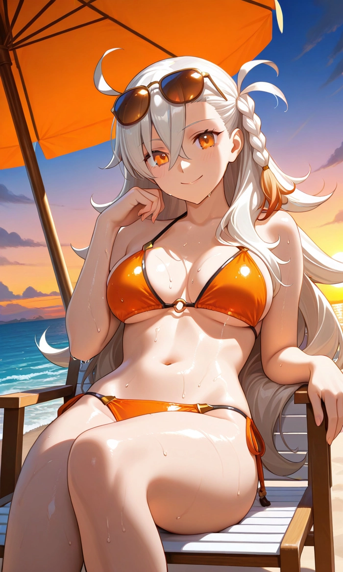 Ảnh anime bikini girl trong sáng