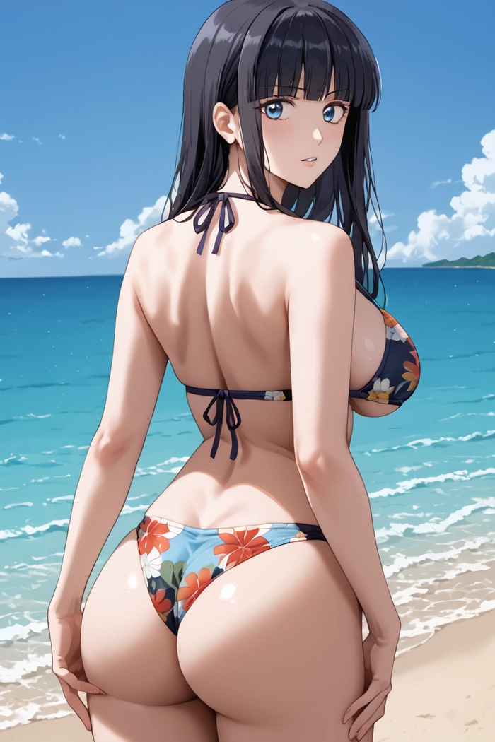 Ảnh anime bikini khoe dáng