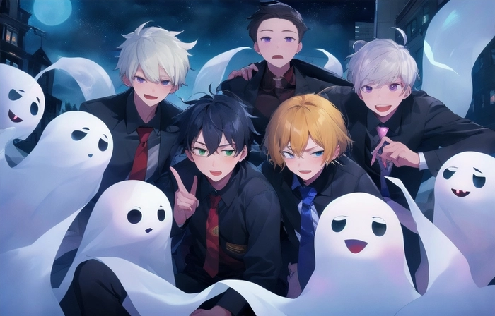 Ảnh anime boy học sinh cá tính mạnh mẽ