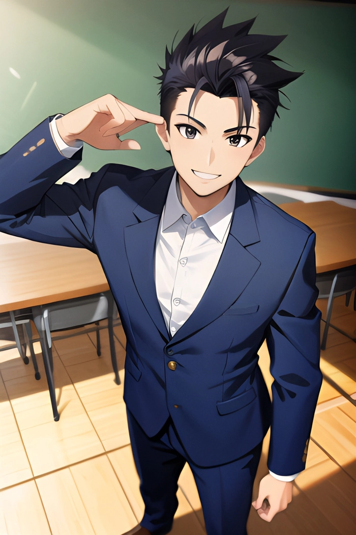 Ảnh anime boy học sinh quyến rũ