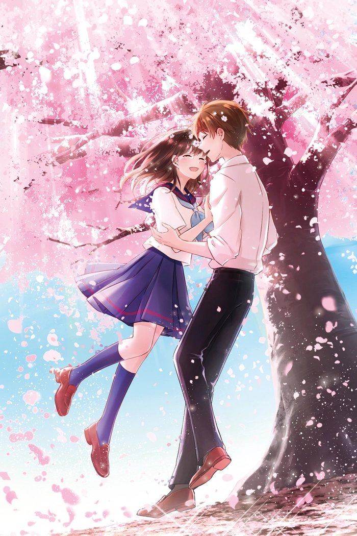 Ảnh anime cặp đôi học sinh cute