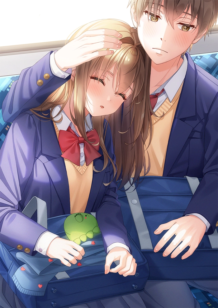 Ảnh anime cặp đôi học sinh đẹp